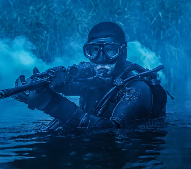 Veteran diver image for NAUI VA testing center