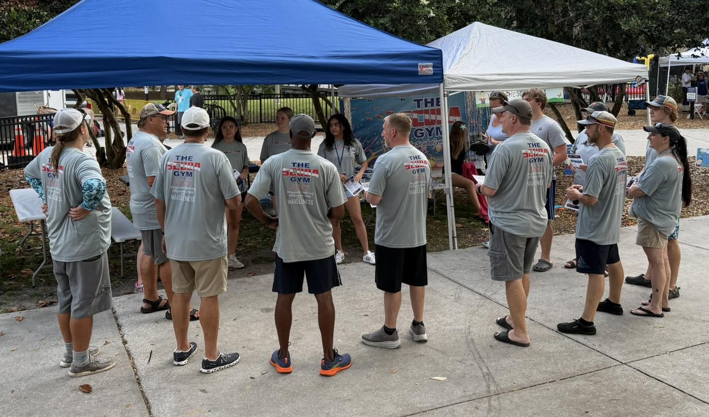 The Scuba Gym volunteers and community